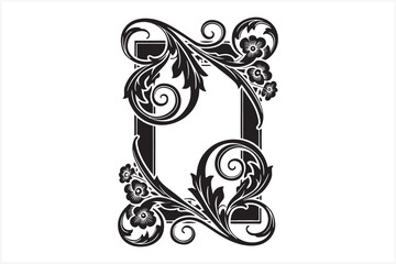 Elegant Laser Cut Floral Frames Bundle