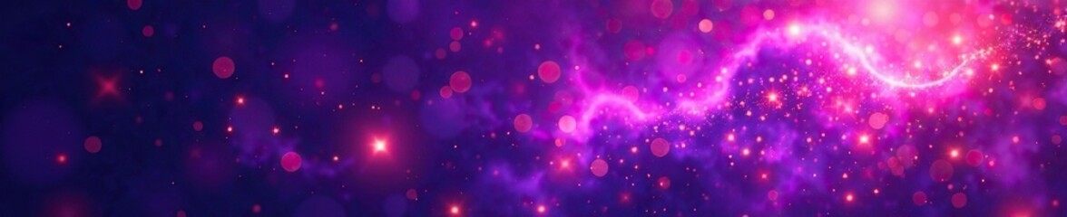 Abstract violet background with a burst of energy and stars, background, abstract