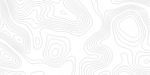 Topographic map in contour line light topography ocean circle line map. Natural printing illustrations of maps. Topographic map background geographic line map white background with wavy pattern design