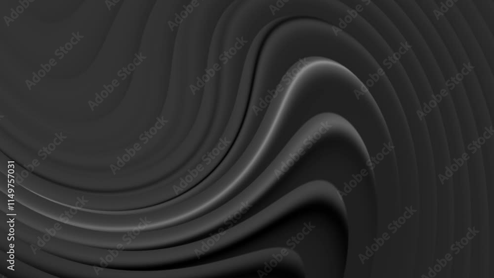 Aufkleber curve wave abstract corporate motion background. seamless looping animation