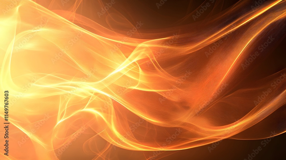Poster fiery motion abstract art digital space background design vibrant environment close-up view energy c