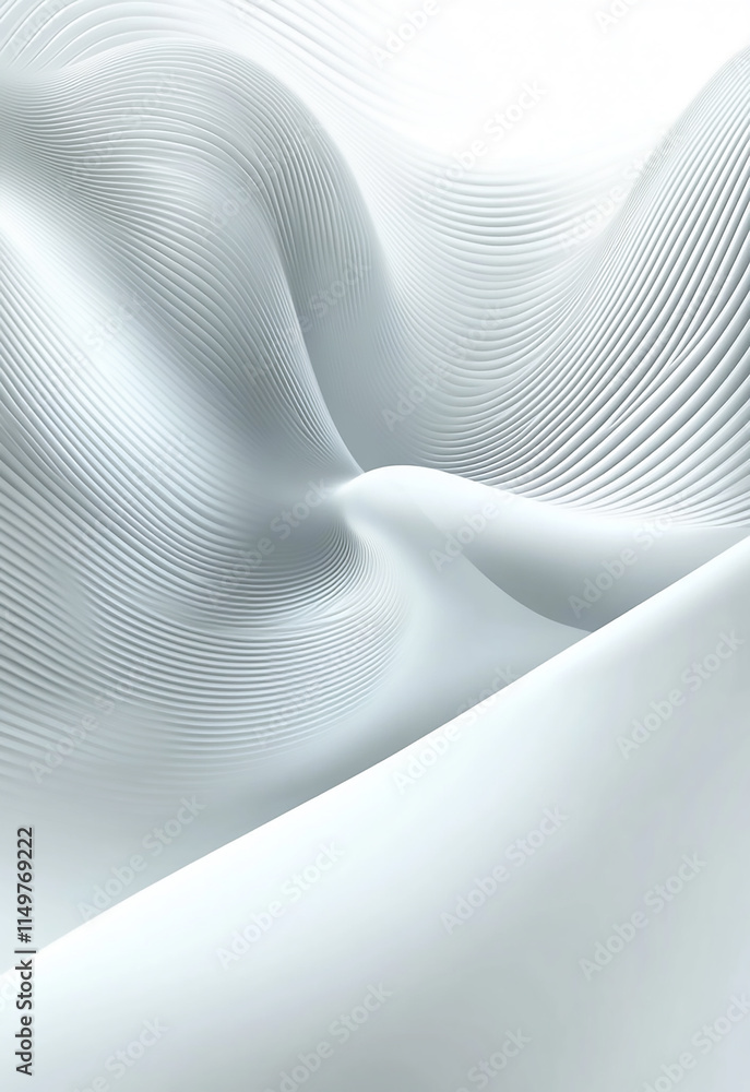 Poster the soft and flowing texture of white fabric is perfect for a diverse range of fashion and textile d