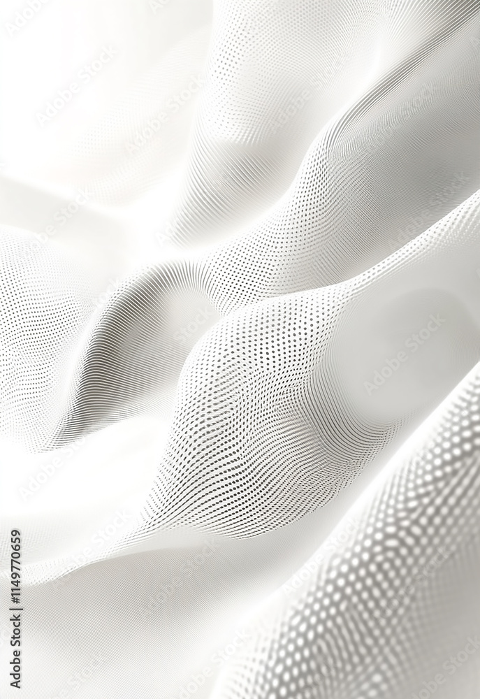Poster the soft and flowing texture of white fabric is perfect for a diverse range of fashion and textile d