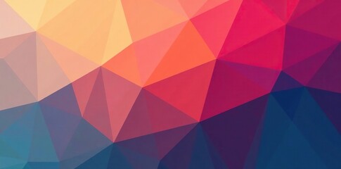 Obraz premium Abstract geometric shapes on a smooth gradient background, sophisticated, shapes