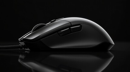 A sleek, ergonomic computer mouse designed for comfort and precision. The mouse features a smooth,