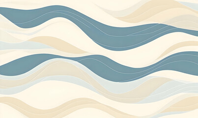 Abstract wavy pattern in soft colors, ideal for backgrounds or design elements.