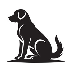 High-Quality Dog Silhouette Logo for Your Business