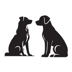 High-Quality Dog Silhouette Logo for Your Business