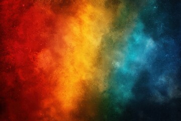 Fototapeta premium Red, Orange, and Blue Abstract Textured Background