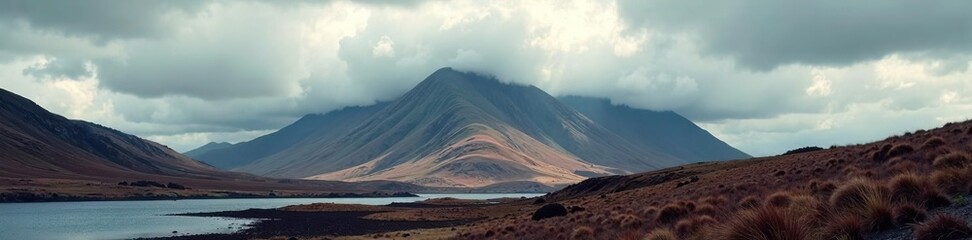Clouds rising over Ben More Mountain Isle of Mull Scotland, ben more, atmospheric conditions, landscape photography