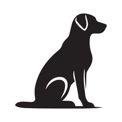 High-Quality Dog Silhouette Logo for Your Business