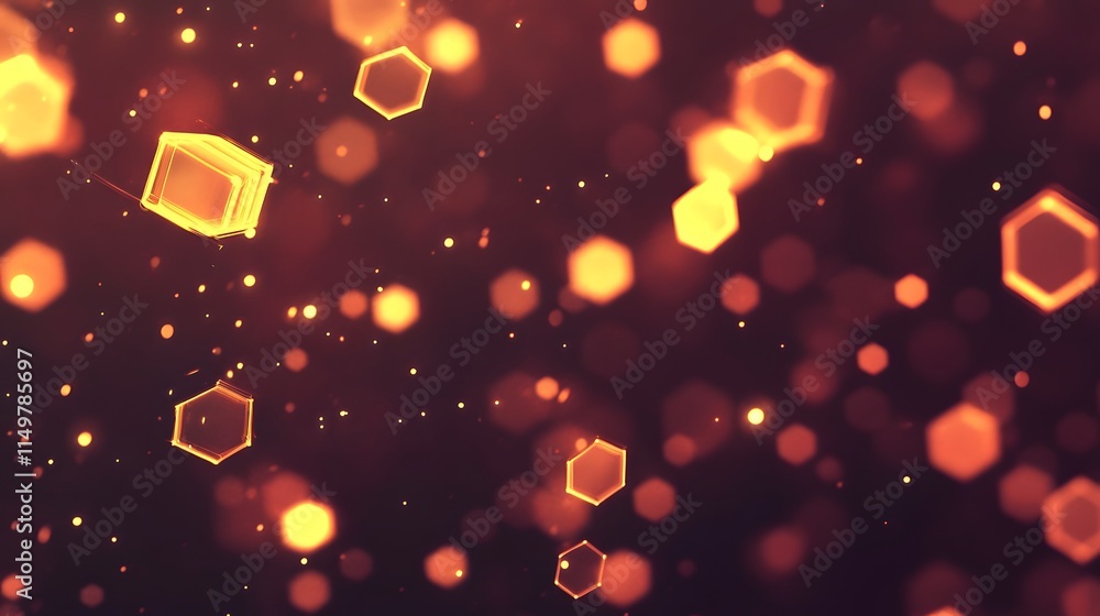 Poster dynamic particles in motion abstract background animated visuals digital environment captivating des