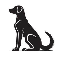 High-Quality Dog Silhouette Logo for Your Business