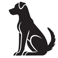 High-Quality Dog Silhouette Logo for Your Business