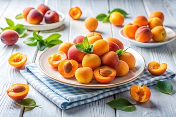 Organic apricots: a vibrant, healthy, vegan snack.  Perfect for a clean-eating, raw diet.