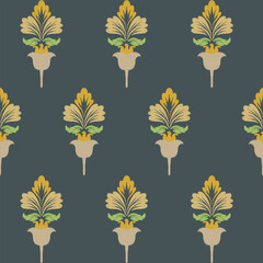 seamless pattern with flowers