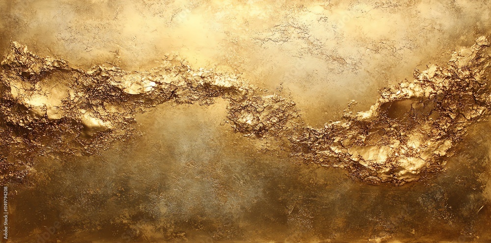 Poster abstract gold textured background with swirling patterns.
