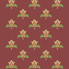 seamless pattern with flowers