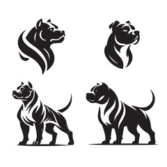 Unique and Striking Dog Illustration for Your Project