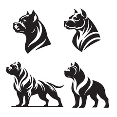 Unique and Striking Dog Illustration for Your Project