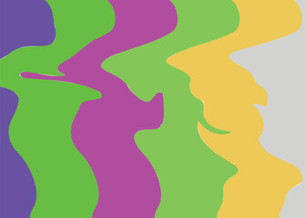 Colorful geometric background. Fluid shapes composition. Abstract background