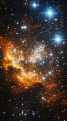 Fototapeta premium Background with stars. space background. Ultra realistic. Photorealistic