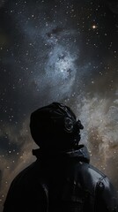 Deep space shining stars in night sky, constellation star field, galaxy. space background. Ultra realistic. Photorealistic