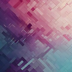 A square digital illustration featuring a colorful abstract background with smooth gradient transitions in shades of blue, purple, and pink