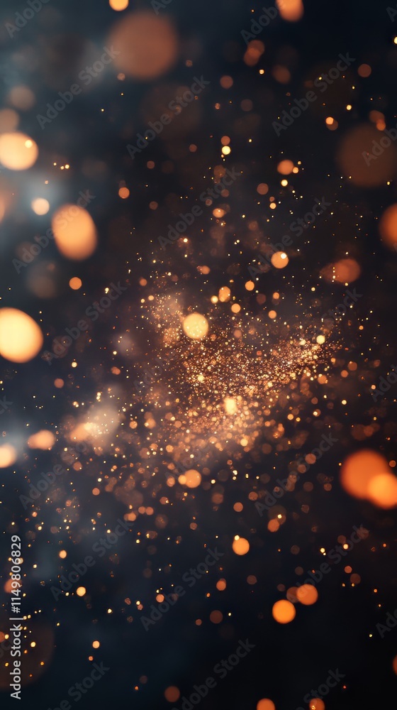 Poster magic background particle effect, simple background motion graphic. space background. ultra realisti