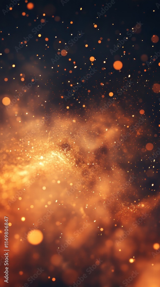 Poster magic background particle effect, simple background motion graphic. space background. ultra realisti