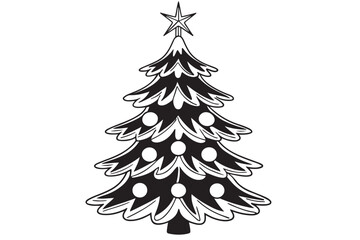 Christmas Tree Vector Illustration