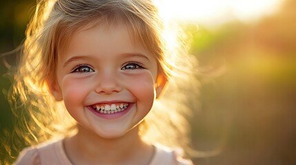 Emotional child face