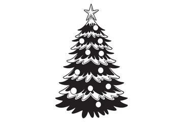 Christmas Tree Vector Illustration