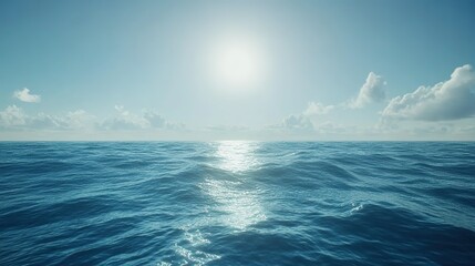 Fototapeta premium The sea is the background image.