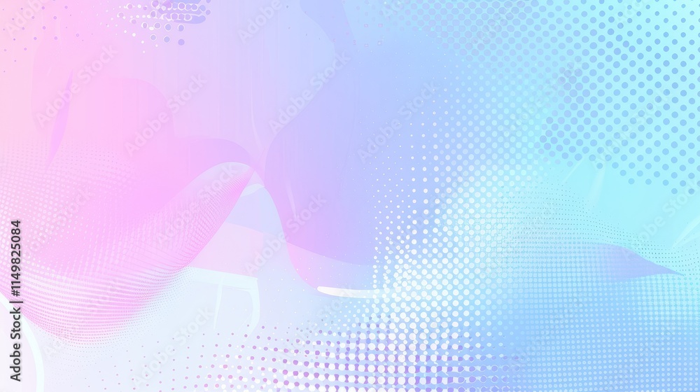Poster a soft gradient background featuring pastel colors and abstract patterns.