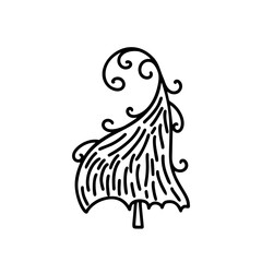 A stylized black vector silhouette of a Christmas tree, reflecting festive celebrations and holiday spirit