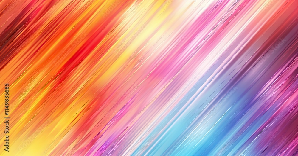 Poster a vibrant abstract background with diagonal streaks of color blending together.