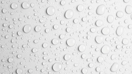 Water drops on a light gray background, creating a textured effect
