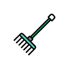  Dynamic Garden Rake Icon