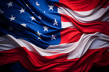 Vivid Display of CB American Flag: A Symbol of Pride, Freedom and Unity