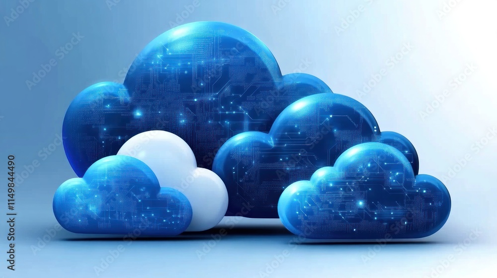 Poster cloud computing network technology