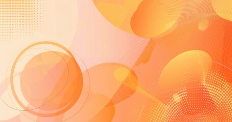 Abstract design featuring warm orange tones and circular shapes, ideal for backgrounds.