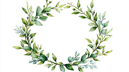 Circular ficus benjamina leaves in green shade, weeping fig in border, white background, clipping path
green leaves glued together into a single circle
