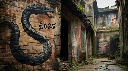 2025 Snake Graffiti: Urban Artistic Expression