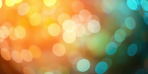 Obraz premium Abstract Background of Defocused Lights with Warm and Cool Tones