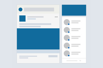 Social Media LinkedIn Template Mockup profile Page