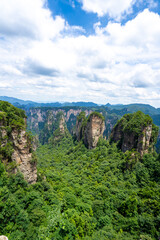 Fototapeta premium Zhangjiajie scenic area in Hunan Province, China