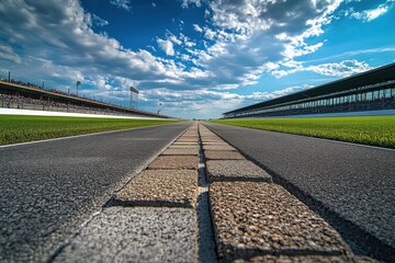 Motor Speedway. The Racing Capital of the World: Yard of Bricks at Indianapolis