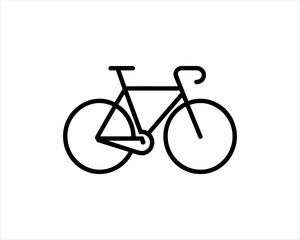 bicycle icon vector illustration
