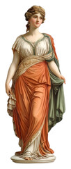 PNG A Ancient greek goddess art historical clothing.